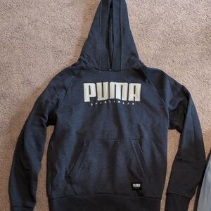 PUMA Men's Dark Gray Hoodie